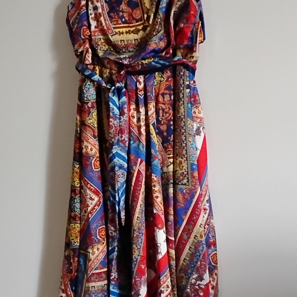 Beautiful Ladies Fall Multicolor Dress - Picture 2 of 11